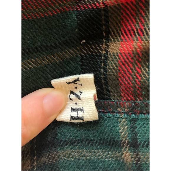 Plaid Long Sleeve Dress w Pockets & Button Cuffs - Picture 7 of 15